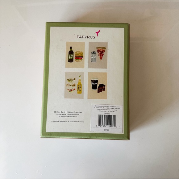 Papyrus Beer + Food Note Cards Set - Picture 2 of 5